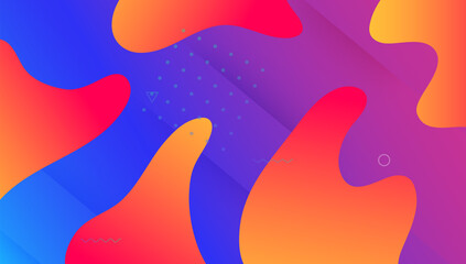 Gradient Design. Tech Dynamic Cover. Abstract Website. Futuristic Banner. Spectrum Brochure. Art Landing Page. Graphic Paper. Blue Trendy Flyer. Violet Gradient Design