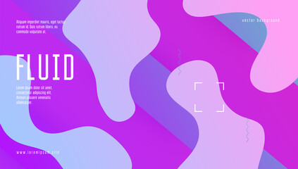 Neon Design. Purple Plastic Cover. Geometric Website. Spectrum I