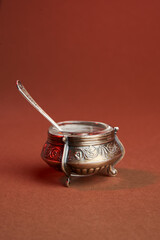 Antique arabian sugar holder for coffee and tea
