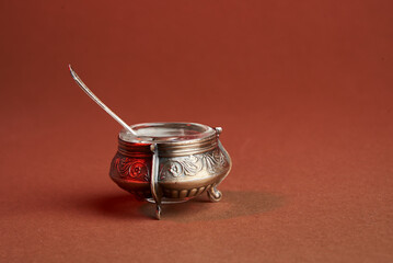 Antique arabian sugar holder for coffee and tea
