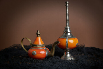 Arabian traditional lamp, magical mystical lamp for rituals and spells