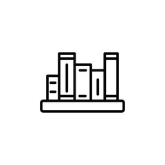 Library Icon in Line Style