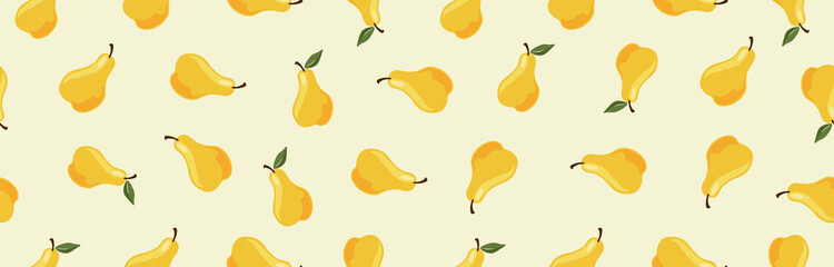 soft patterned background with quince fruit, flower, leaf illustration set. fruit pattern, flower backdrop, fabric, textile. Vector drawing. Hand drawn style.
