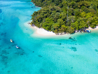 aerial view of Surin island Phang-nag