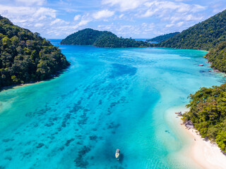 aerial view of Surin island Phang-nag