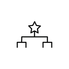 Winner Icon in Line Style