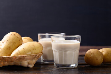 Potato milk, Alternative milk from plant, Vegan food