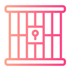 prison gradient icon