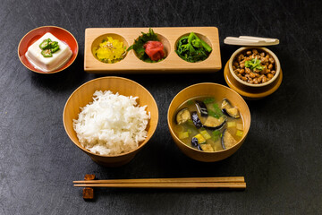 藁入り納豆　Natto Japanese foods