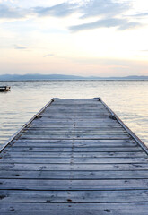 Fototapeta na wymiar wooden dock