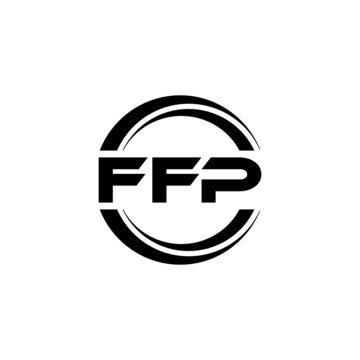 FFP letter logo design with white background in illustrator, vector logo modern alphabet font overlap style. calligraphy designs for logo, Poster, Invitation, etc.