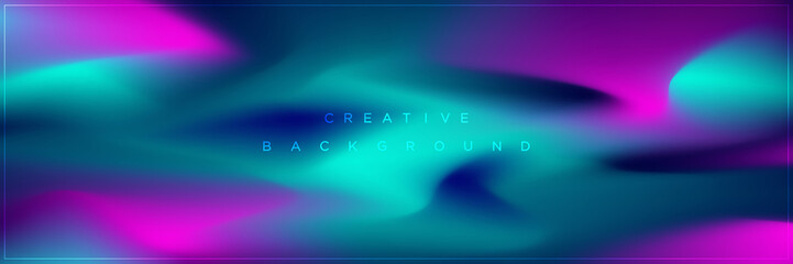 Modern abstract blue violet gradient banner background design
