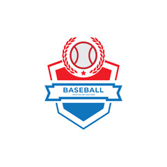 Baseball ball on white background Vector illustration.