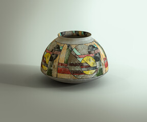 A beautiful ceramic pottery design