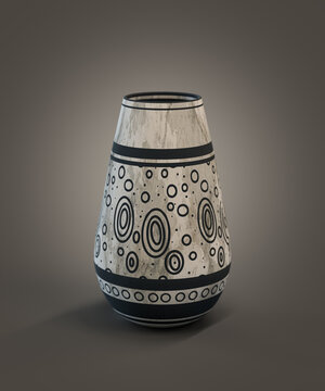 A beautiful ceramic pottery design