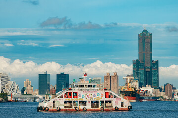 KAOHSIUNG, TAIWAN, 31 MAY 2022: Southern located in Taiwan, is a port city, has developed rapidly...
