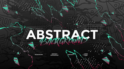 Abstract Background With Diamond And Liquid Elements