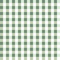 Seamless green background of plaid pattern