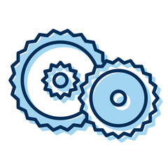 vehicle gear icon on transparent background