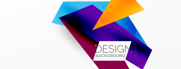 Background abstract overlapping shapes. Minimal composition vector illustration for wallpaper banner background or landing page