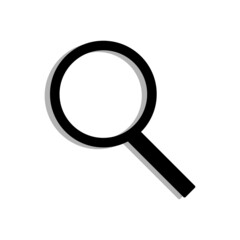 Search icon isolated vector illustration