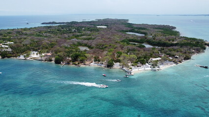 Fototapeta premium summer on an island. Colombia