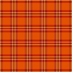 Tartan plaid pattern with texture and warm color.