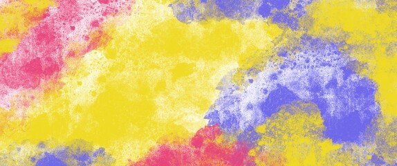 Fototapeta premium Abstract modern background. Yellow pink blue old texture. Modern Art.