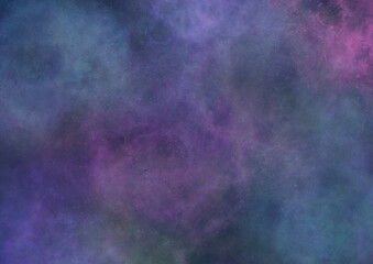 Abstract art background dark purple and navy blue colors. Watercolor painting with soft gradient.