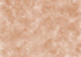 Abstract art background light brown and beige colors. Watercolor painting on canvas with gradient.