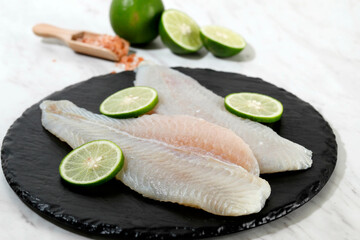 Fillet of Fish Pangasius.