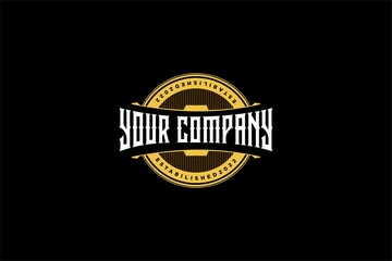 DECORATIVE GOLD LOGO STYLE FOR BUSINESS