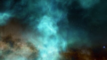 Obraz na płótnie Canvas Universe filled with stars, nebula and galaxy
