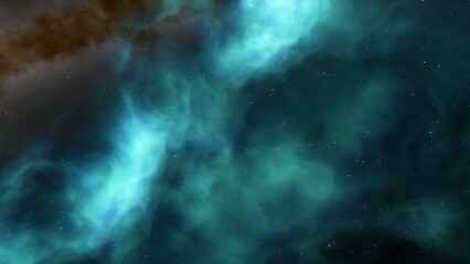 Fototapeta na wymiar Universe filled with stars, nebula and galaxy