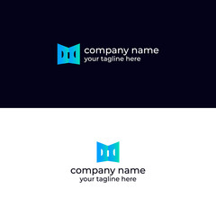 M latter and real estate logo design