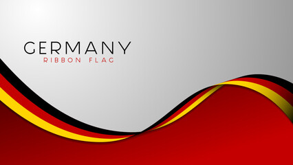 Germany ribbon flag