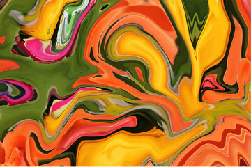 Colorful Liquid Background desing, Fluid painting abstract texture,aet technique, background with pattern