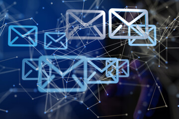 mail communication support contact concept service