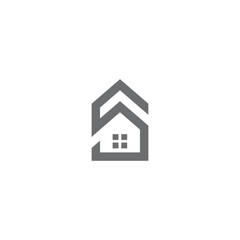 Fototapeta na wymiar S Home Logo Symbol