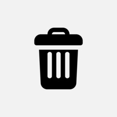 Delete icon in solid style about essentials, use for website mobile app presentation