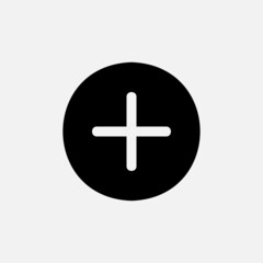 Fototapeta premium Add icon in solid style about essentials, use for website mobile app presentation