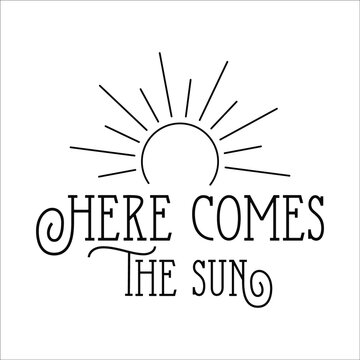 here comes the sun design eps