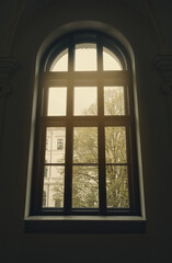 Big Hall Window During Day - 508582874