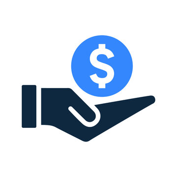 Payment, pay out, spend money icon. Simple editable vector illustration.