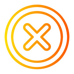 Obraz premium irritant gradient icon