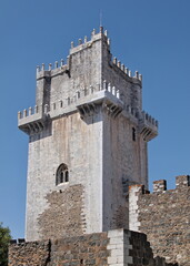 Fototapeta na wymiar Historic tower of the Beja castle, Alentejo - Portugal 