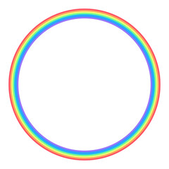 虹の環　レインボーフレーム © nekonohana