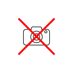 No camera icon design. vector illustration