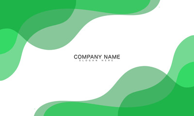 wavy style visiting card template. abstract business card template. abstract shape