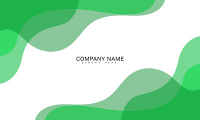 wavy style visiting card template. abstract business card template. abstract shape